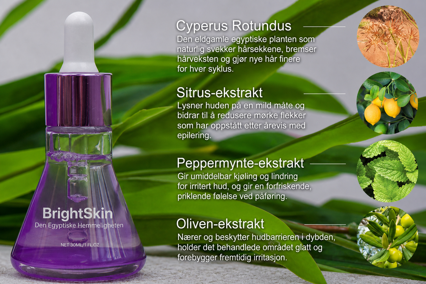 BrightSkin Cyperus Skin Serum 9